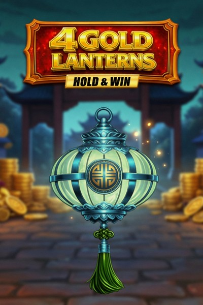 4 Gold Lanterns Hold & Win - Betrepublic